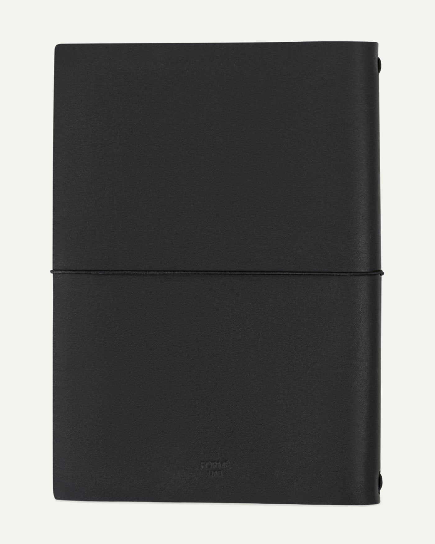 Leather Cover in Black, closed