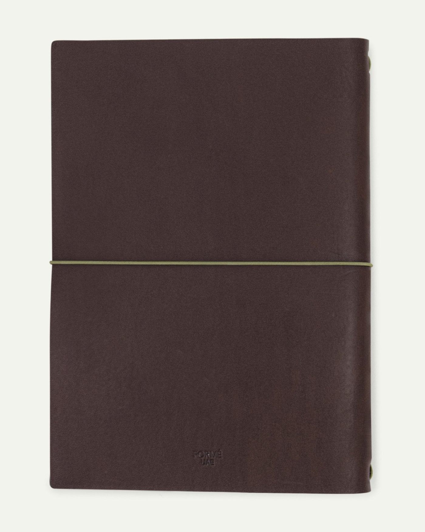 Leather Cover in Burgundy, closed